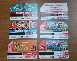 Schede telefoniche Telecom Italia ed estere