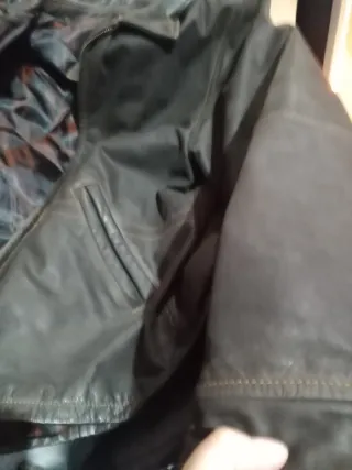 Cazadora de cuero Curiel Marrón