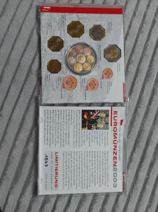 Monaco Euromonedas 2003 + Onza Plata