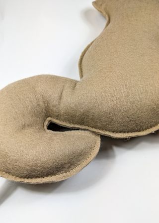 2 Cuscini Studio Ditte Scoiattolo Coniglio Feltro