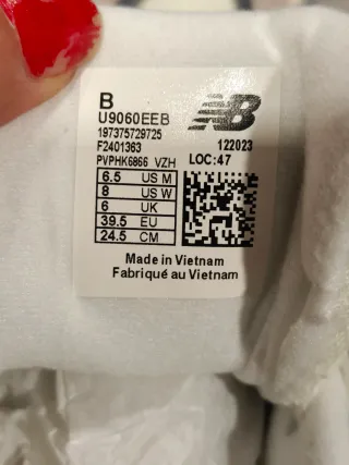 Zapatillas New Balance Beige y Azul