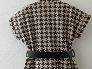 Casaco sem mangas com padrão Houndstooth