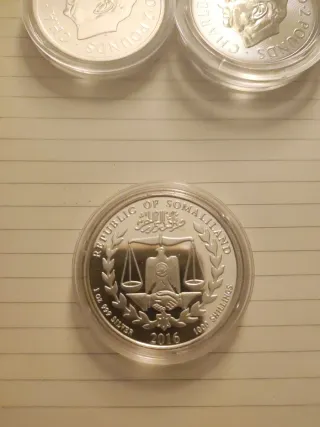 Moneda 1 Oz de Plata Somalilandia