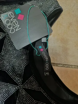 Tubino donna nero e argento