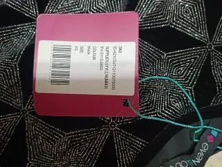 Tubino donna nero e argento