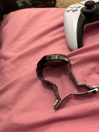 Reloj GOLDLIS Negro y Plateado Nuevo