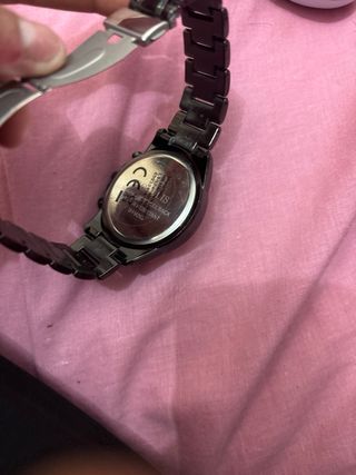 Reloj GOLDLIS Negro y Plateado Nuevo