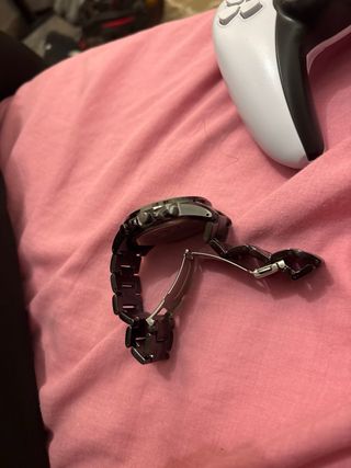 Reloj GOLDLIS Negro y Plateado Nuevo