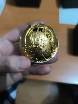 Doble Onza Plata Bull and Bear Esférica