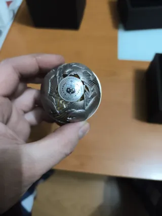 Doble Onza Plata Bull and Bear Esférica