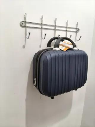 Necessaire de maquilhagem azul