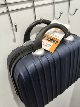 Necessaire de maquilhagem azul