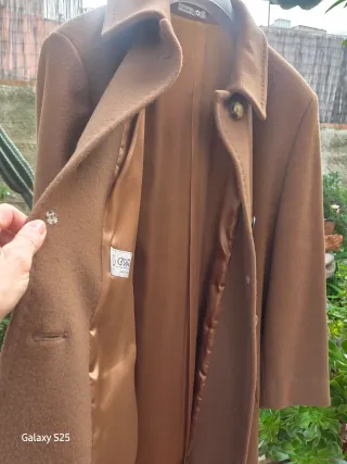 Cappotto GPRii lana e cachemire marrone