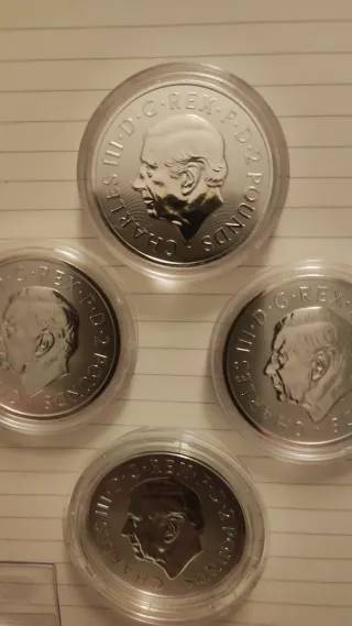 Monedas de Plata Royal Mint de James Bond