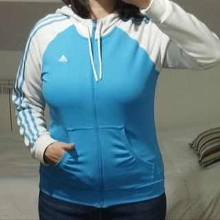 Chándal Adidas Talla 40 Azul y Blanco