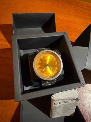 Reloj Swatch Big Bold Irony Amarillo