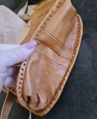 Lote 2 bolsos artesanos Marroquí de piel