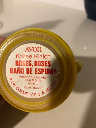 Cafetera Avon Vintage Amarilla