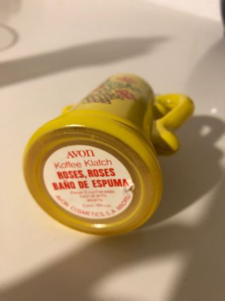 Cafetera Avon Vintage Amarilla