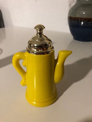 Cafetera Avon Vintage Amarilla