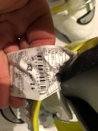 Botas de esquí infantiles talla 26-29