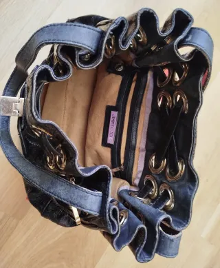 Bolso Jimmy Choo Negro Piel Charol