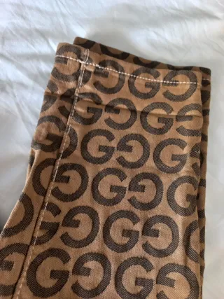 Pantalones Guess Logo Marrones