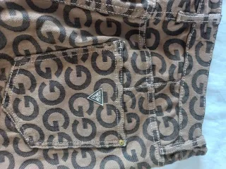 Pantalones Guess Logo Marrones