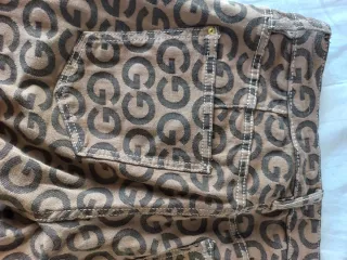 Pantalones Guess Logo Marrones
