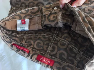 Pantalones Guess Logo Marrones