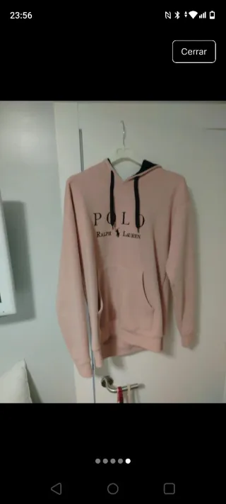 Sudadera Polo Ralph Lauren Rosa Talla L