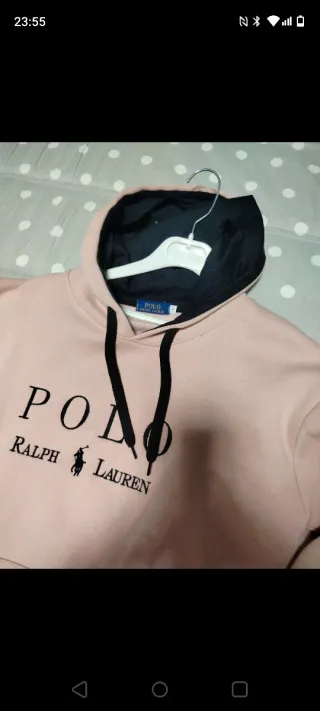 Sudadera Polo Ralph Lauren Rosa Talla L