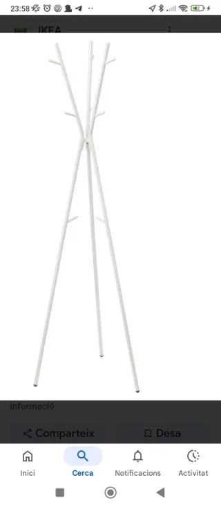 Perchero Blanco Ikea