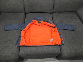 Chaqueta Quiksilver Azul Naranja