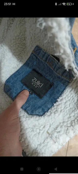 Giubbotto Zuiki jeans e lana