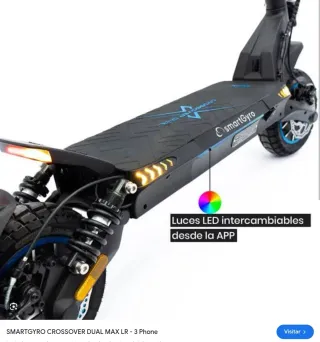 Patinete Eléctrico SmartGyro Dual Max LR