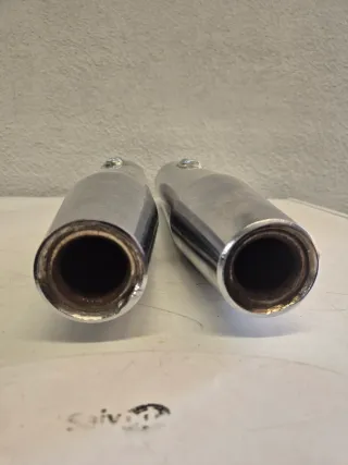 SILENCIADORES HARLEY DAVIDSON CROMADOS