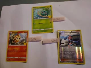 Carte Pokémon Azelf, Chikorita, Energia