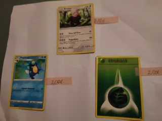 Carte Pokémon Azelf, Chikorita, Energia