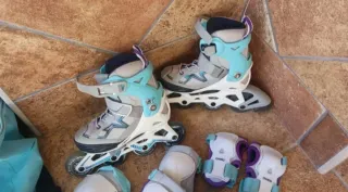 Patines en línea con ruedas de luces