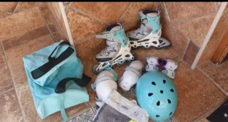 Patines en línea con ruedas de luces