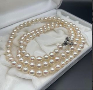 Collar Perlas Cultivadas Barrocas Plata