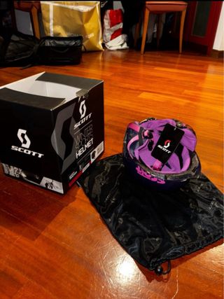 Casco da sci viola per bambini