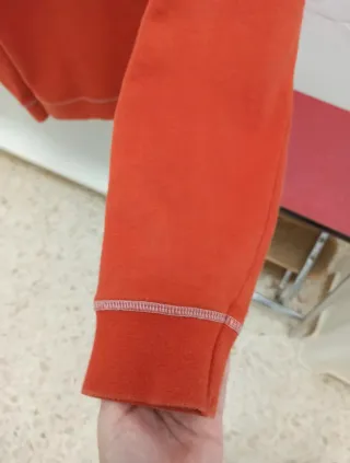 Sudadera Reebok Naranja.