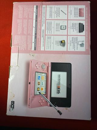 Nintendo 3DS Rosa - Como Nuevo + 1 Juego.