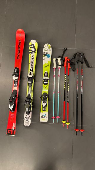 Esquís infantiles Dynastar, Salomon y Wedze