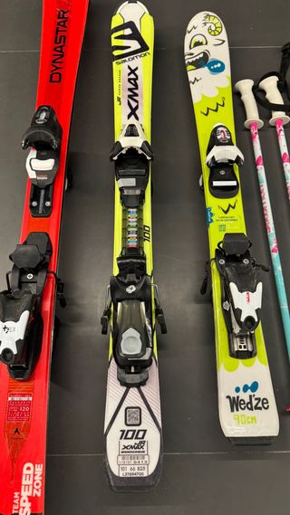 Esquís infantiles Dynastar, Salomon y Wedze