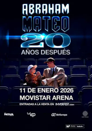 2 Entradas Abraham Mateo 20 Aniversario VIP