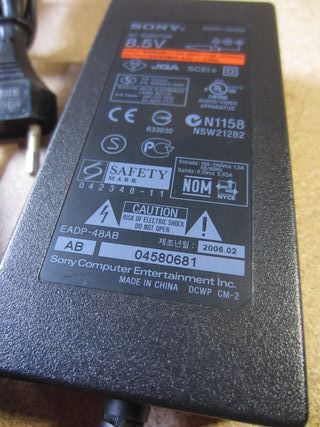 Adaptador Corriente Transformador Sony PlayStation
