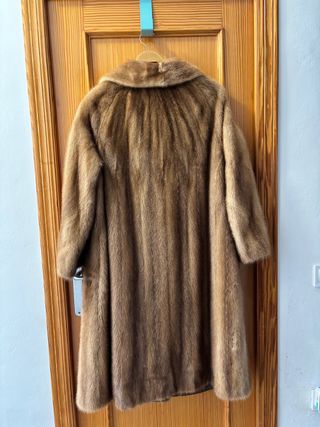 Abrigo de piel de zorro